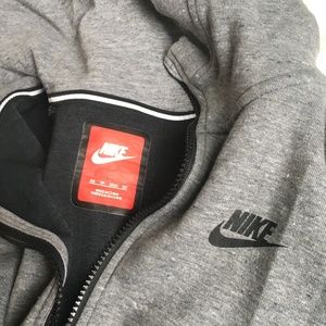 Nike Grey Hooded Sweatshirt